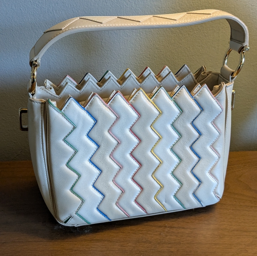 Salvatore Ferragamo Zigzag Top Handle Bag - Picture 5 of 16